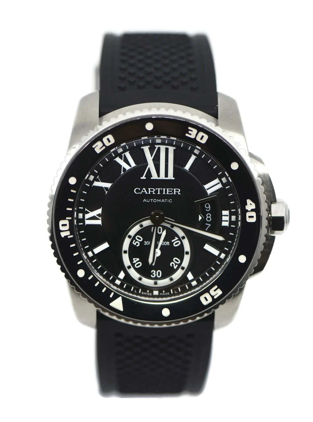 Cartier Calibre Diver Stainless Steel Watch W7100056