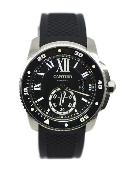 Cartier Calibre Diver Stainless Steel Watch W7100056