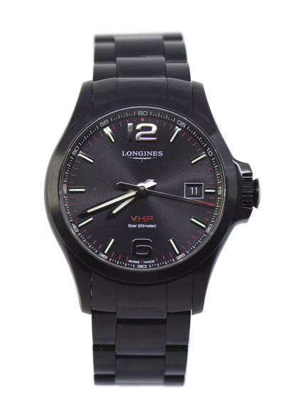 Longines Conquest PVD VHP Stainless Steel Watch L3.726.4.56.6