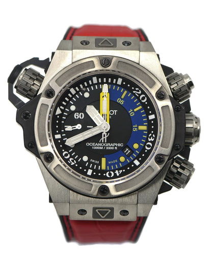 Hublot King Power Oceanographic Titanium Watch 732.NX.1127.RX