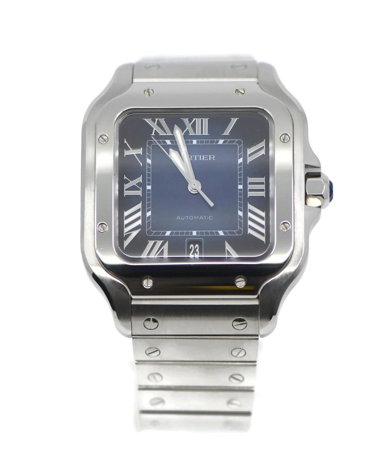 Cartier Santos Large Stainless Steel Watch WSSA0071