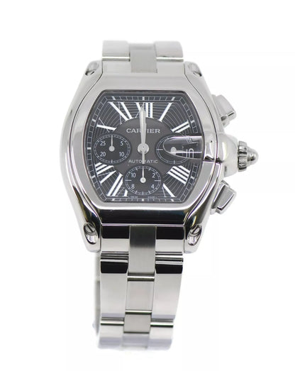 Cartier Roadster XL Chronograph Stainless Steel Watch W62020X6