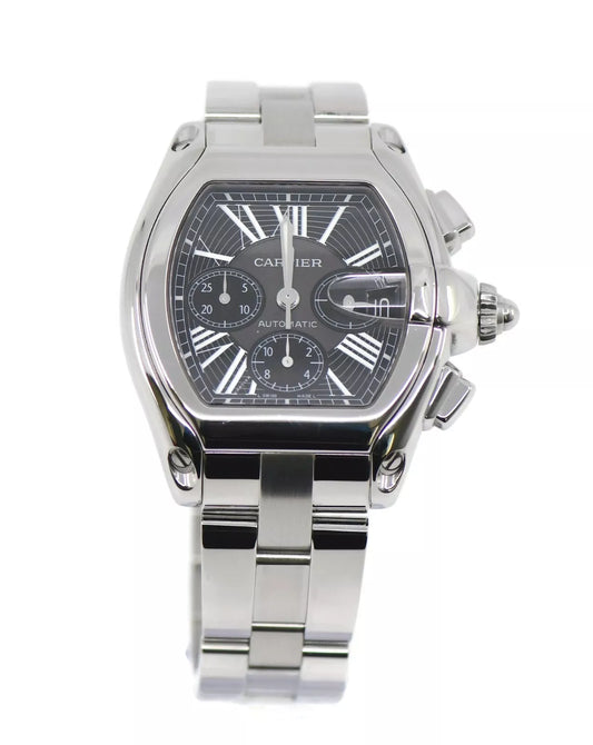 Cartier Roadster XL Chronograph Stainless Steel Watch W62020X6