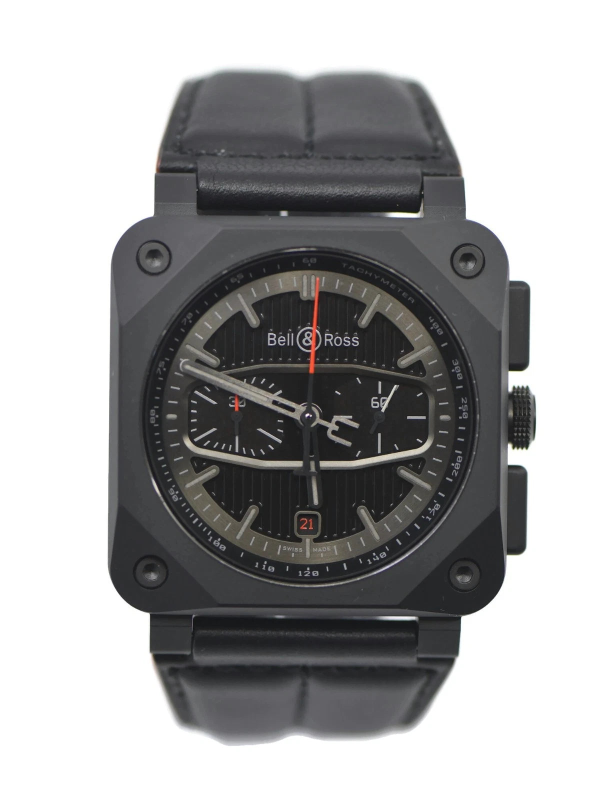Bell & Ross Black Track Ceramic Watch BR0394