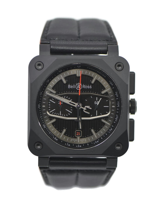 Bell & Ross Black Track Ceramic Watch BR0394