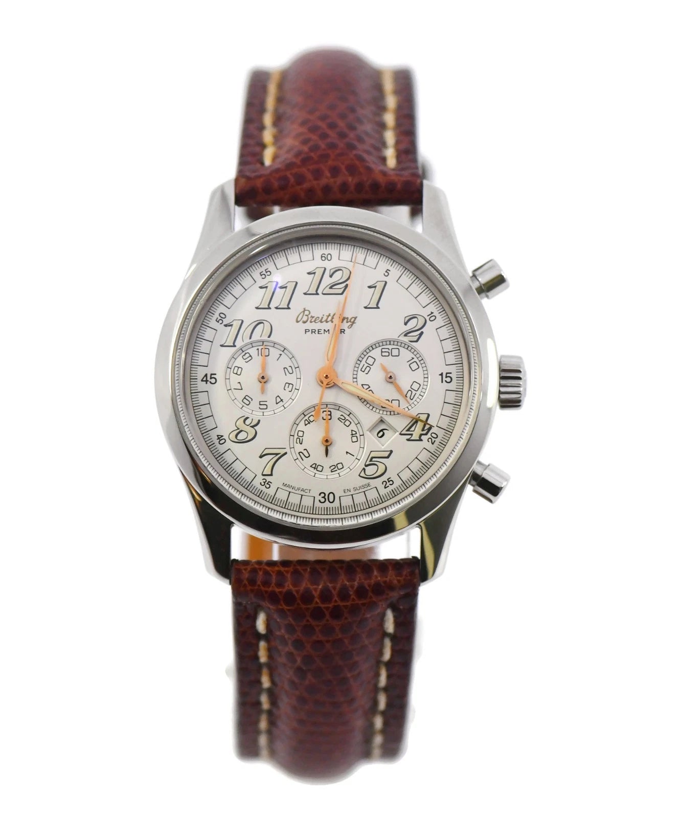 Breitling Navitimer Premier Chronograph Stainless Steel Watch A42035