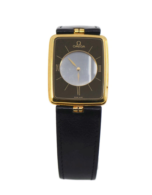Omega La Magique Scarface 18K Yellow Gold Watch 191.8523
