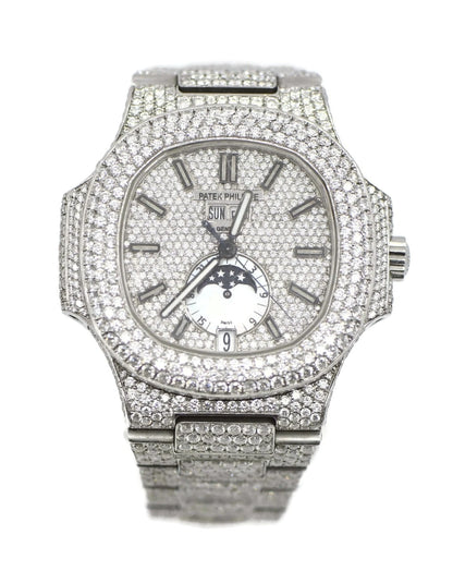 Patek Philippe Nautilus Diamond Stainless Steel Watch 5726/1A