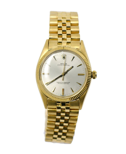 Rolex Oyster Perpetual 18K Yellow Gold Watch 1013