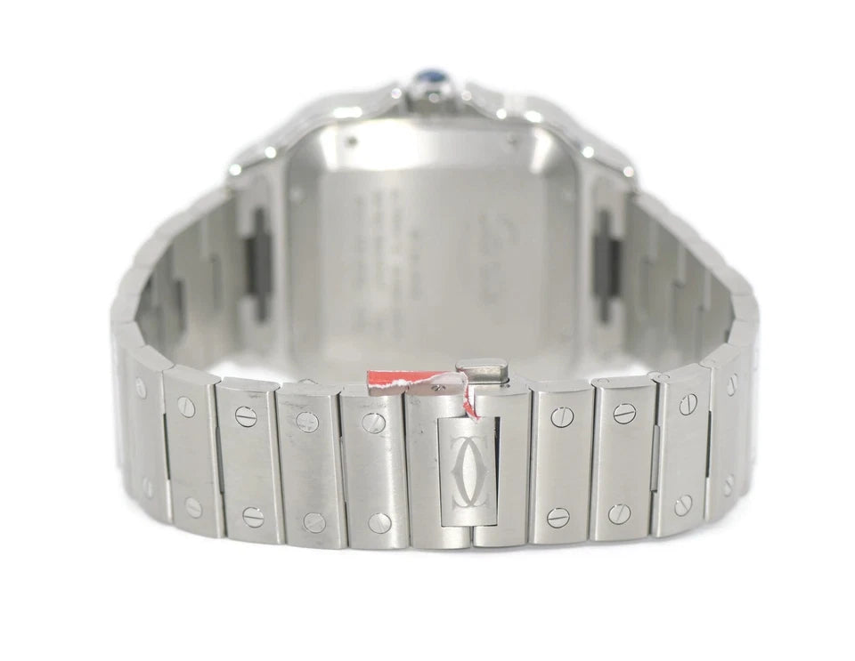 Cartier Santos Large Stainless Steel Watch WSSA0048