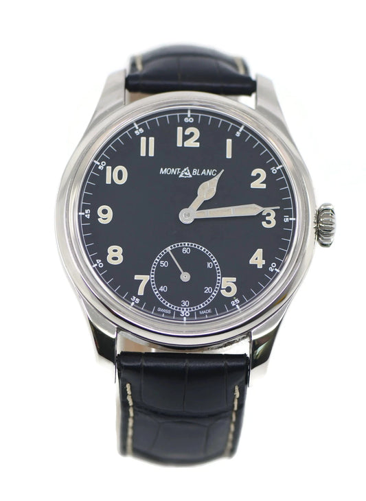 Montblanc 1858 Small Seconds Stainless Steel Watch 113860