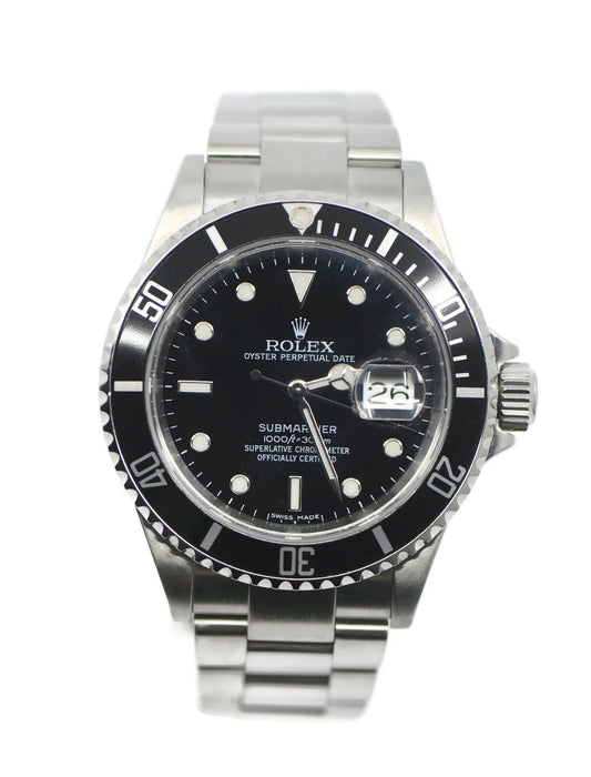 Rolex Submariner Stainless Steel Watch 16610