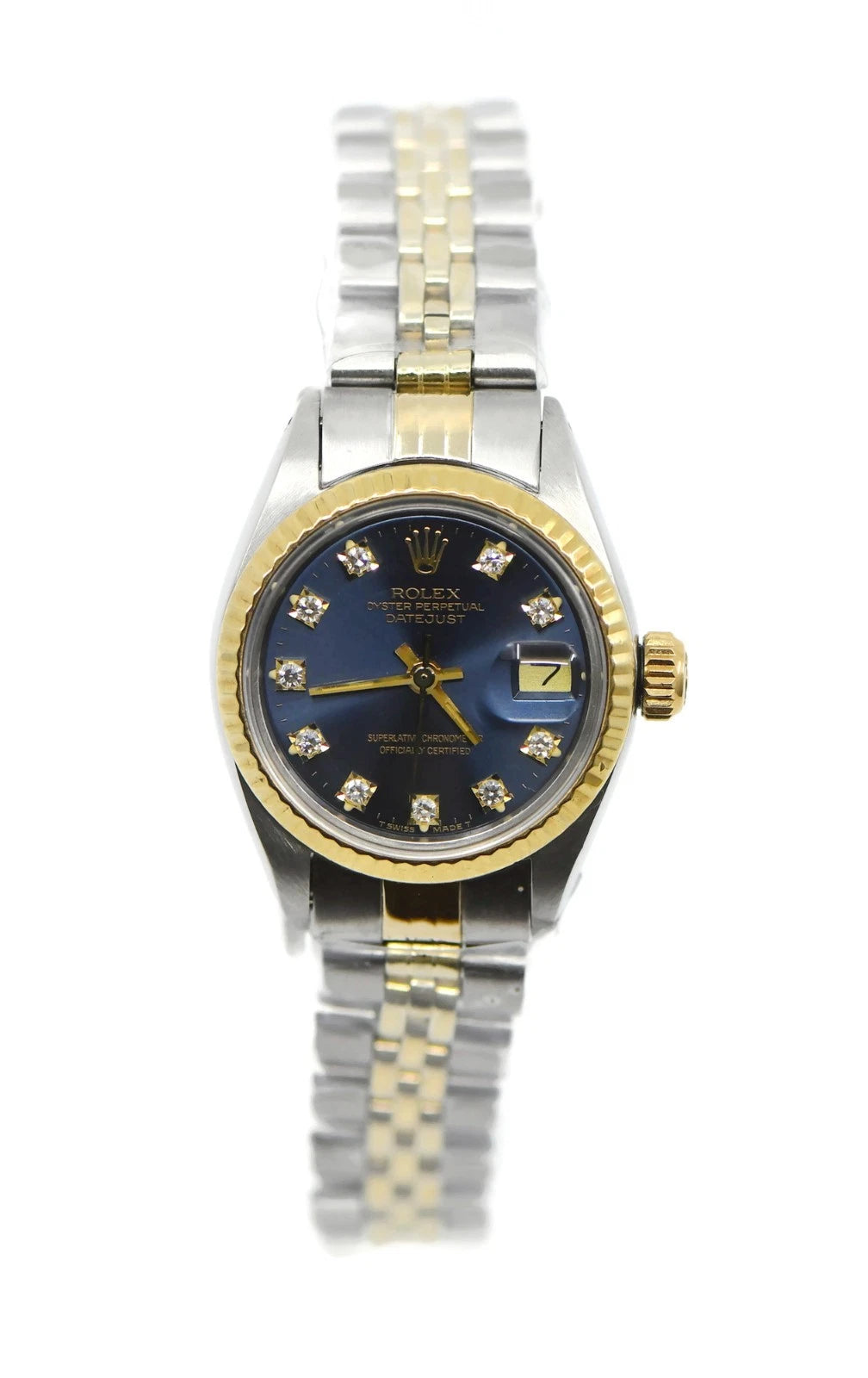 Rolex Datejust Diamond 18K/Stainless Steel Watch 6917