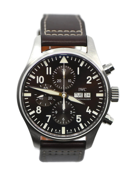 IWC Pilot Chronograph Stainless Steel Watch IW377713