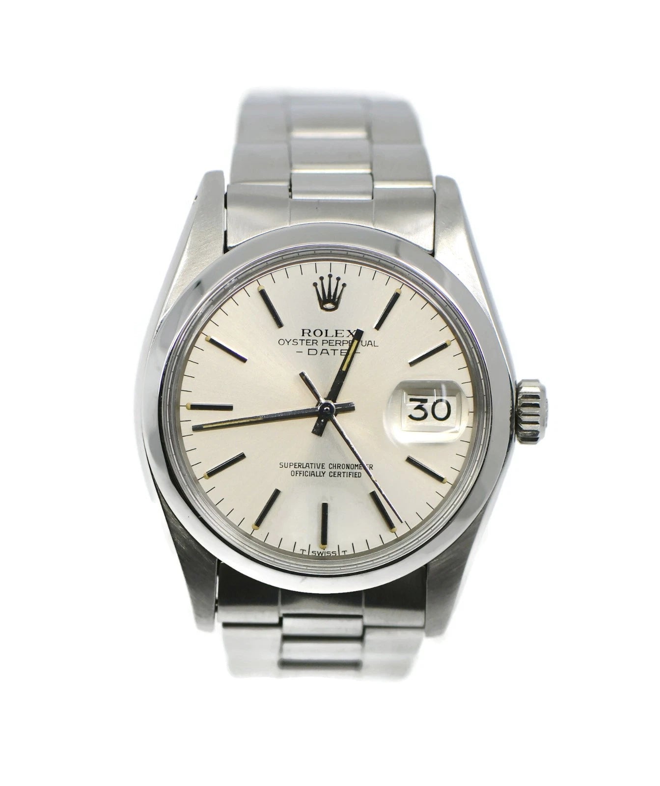 Rolex Oyster Perpetual Date Stainless Steel Watch 1500
