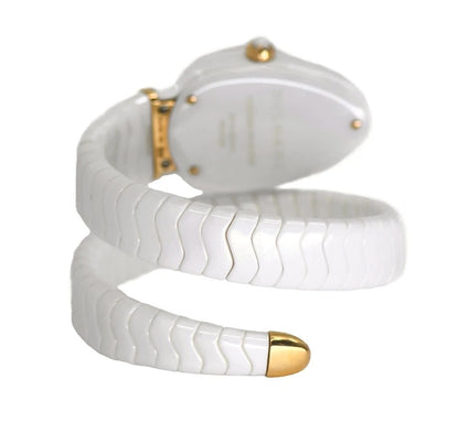 Bulgari Serpenti Spiga Diamond Ceramic Watch 102613
