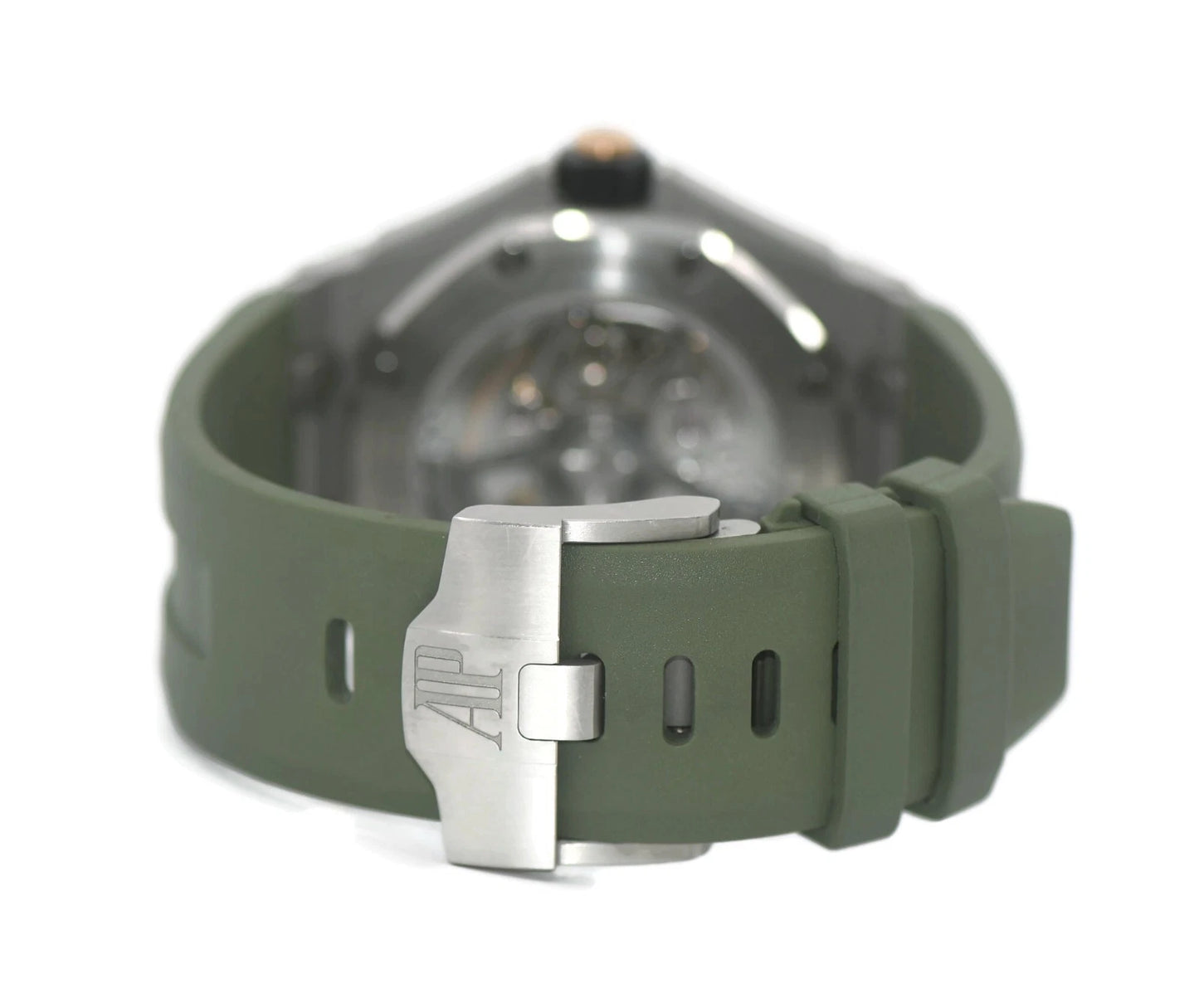 Audemars Piguet Royal Oak Diver Khaki Stainless Steel Watch 15720ST