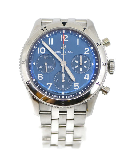 Breitling Classic Avi Chronograph Stainless Steel Watch A23380