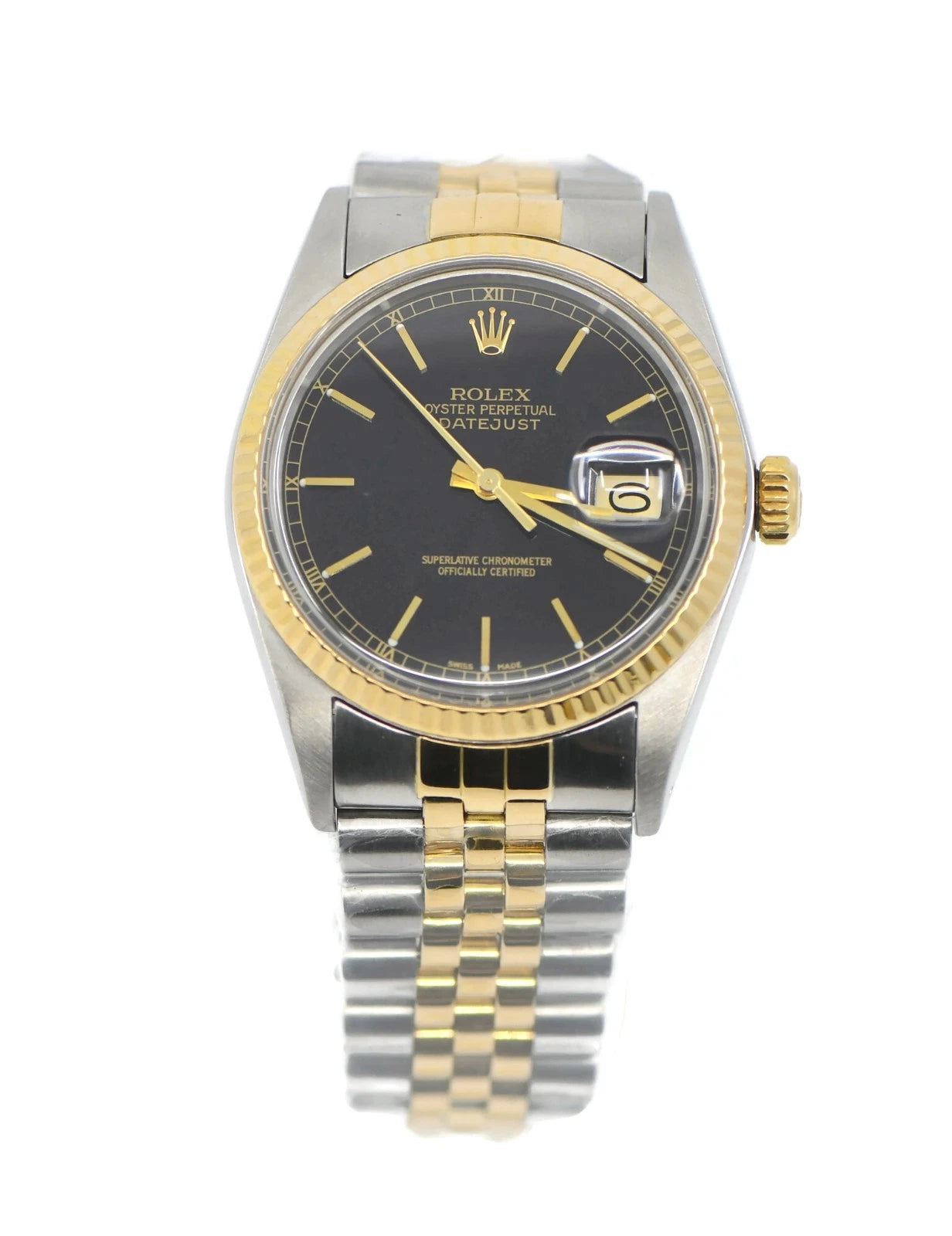 Rolex Datejust 18K/Stainless Steel Watch 16013