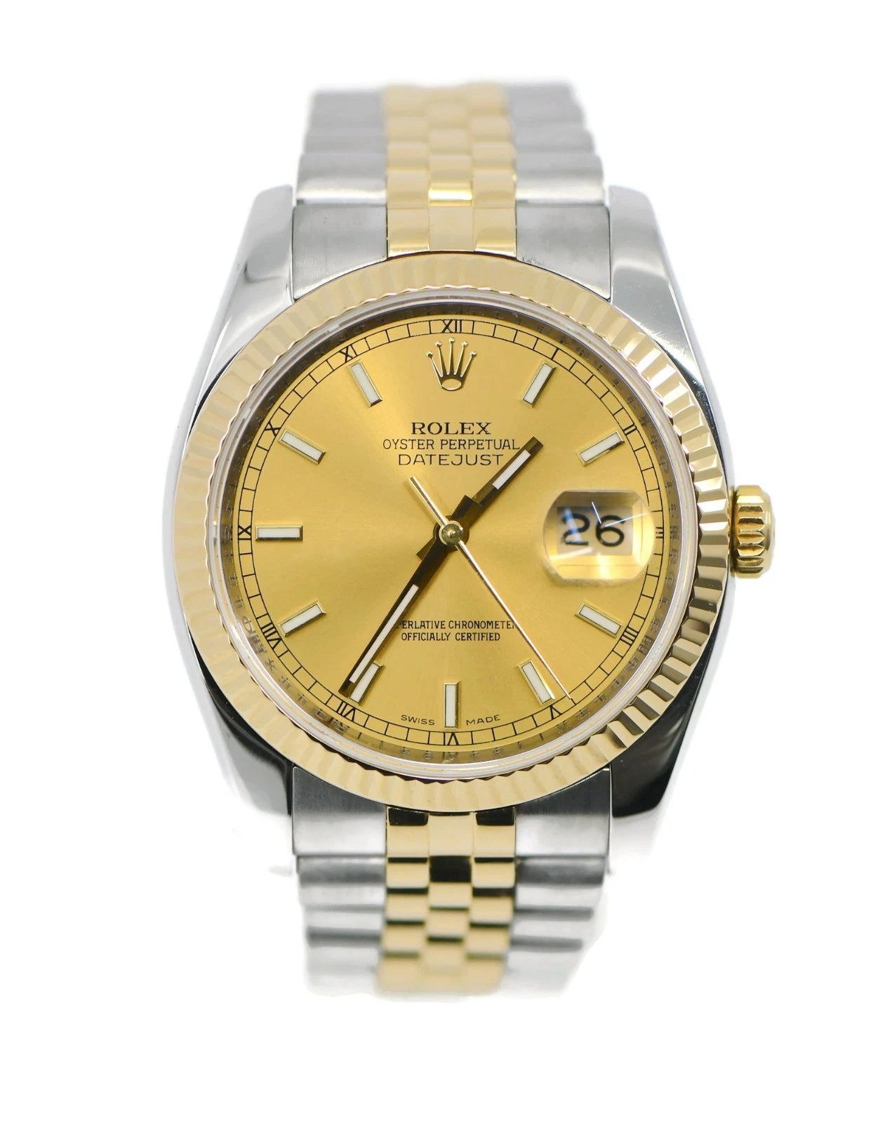 Rolex Datejust 18K/Stainless Steel Watch 116233