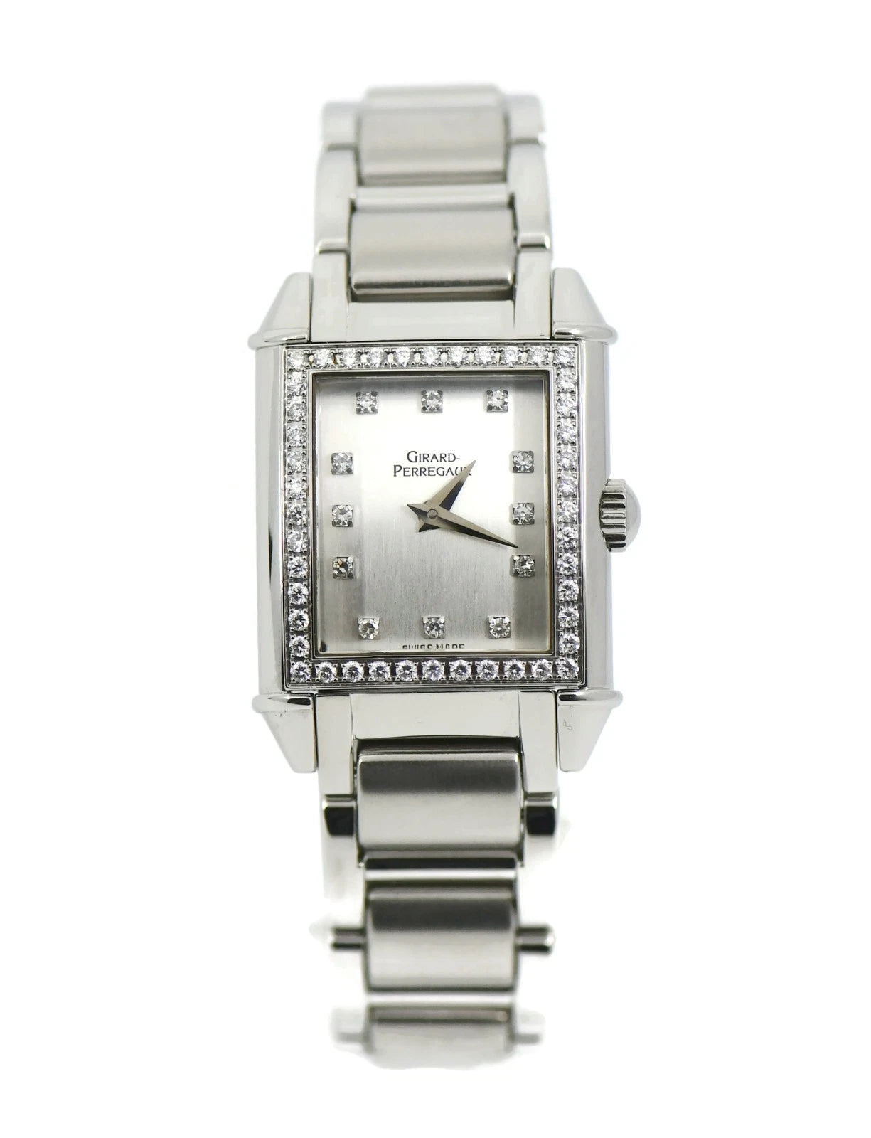 Girard Perregaux Diamond Vintage Stainless Steel Watch 2592
