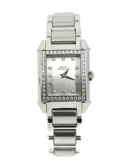 Girard Perregaux Diamond Vintage Stainless Steel Watch 2592