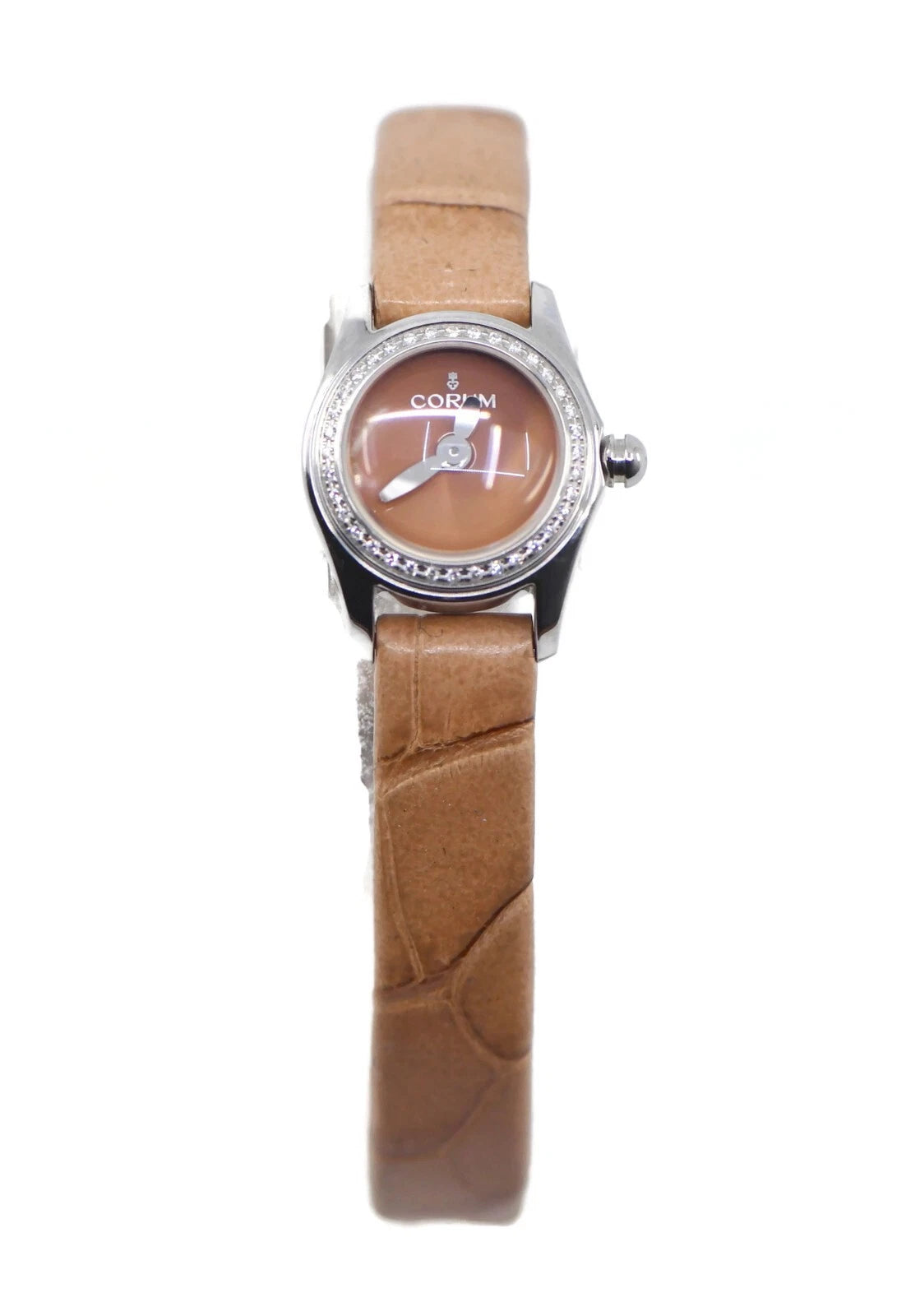 Corum Bubble Mini Diamond Stainless Steel Watch L137/03602