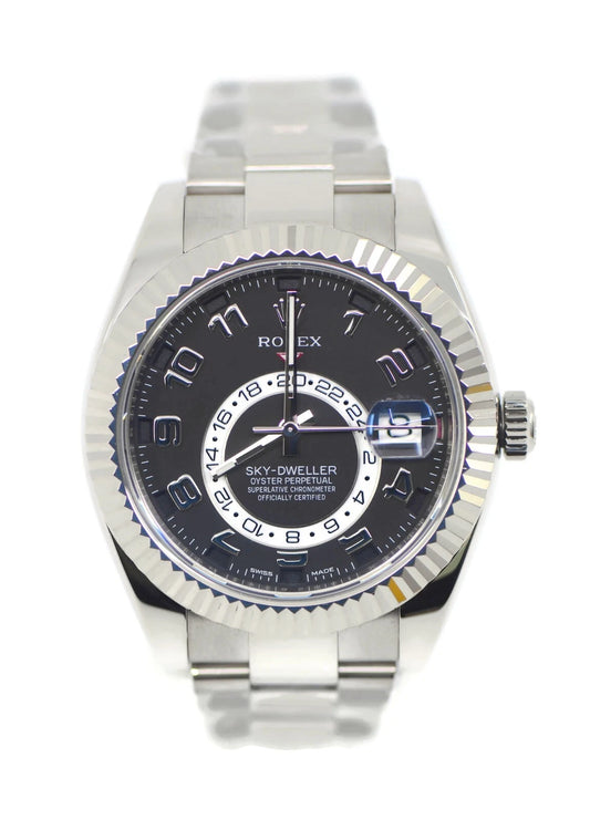 Rolex Sky-Dweller 18K White Gold Watch 326939