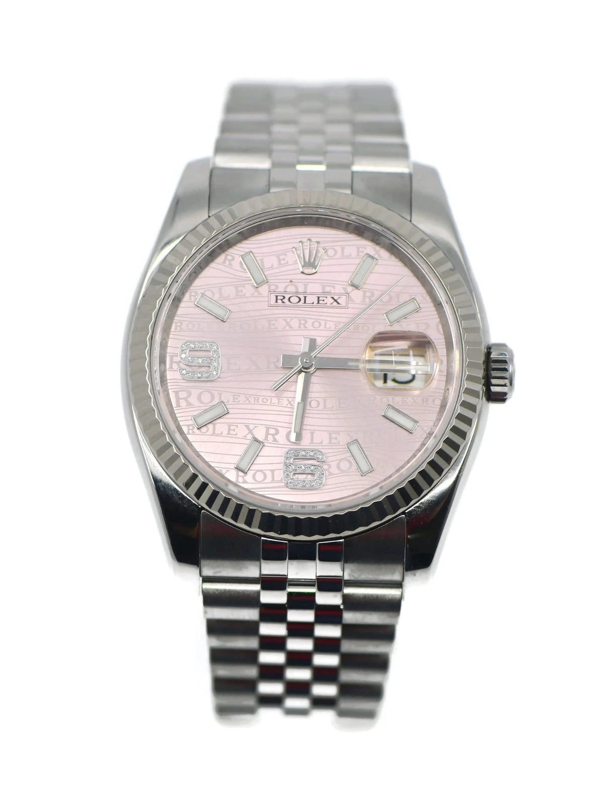 Rolex Datejust Diamond Stainless Steel Watch 116234