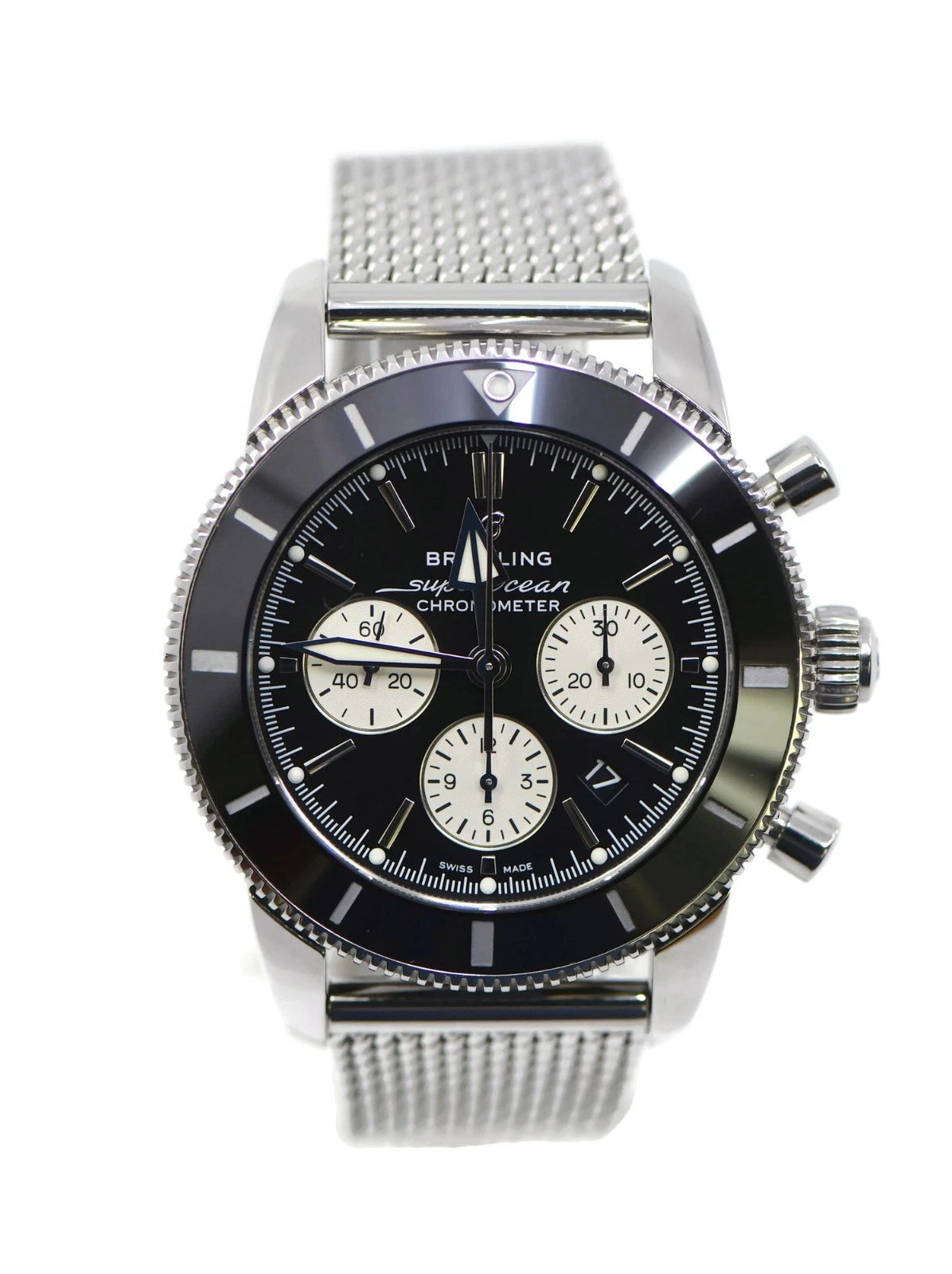 Breitling Soperocean Heritage II Chronograph Stainless Steel Watch AB0162