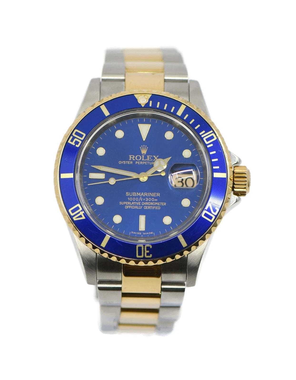Rolex Submariner 18K/Stainless Steel Watch 16613