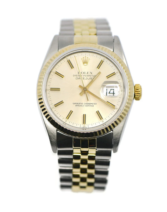 Rolex Datejust 18K/Stainless Steel Watch 16013