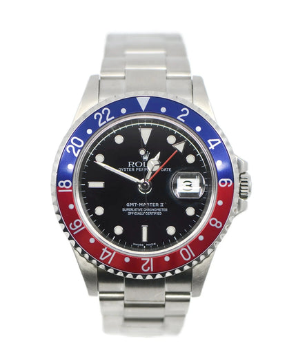 Rolex GMT-Master II Pepsi Stainless Steel Watch 16710