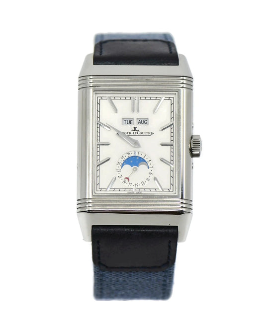 Jaeger LeCoultre Reverso Tribute Calendar Stainless Steel Watch Q3918420