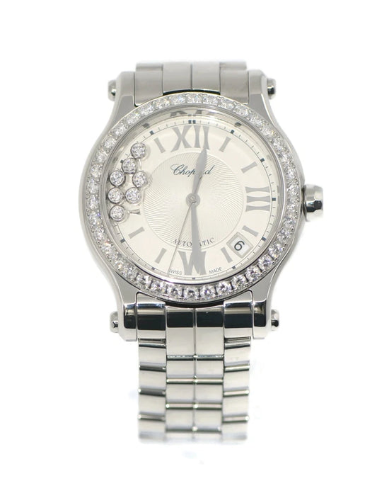 Chopard Happy Sport Diamond Stainless Steel Watch 278559
