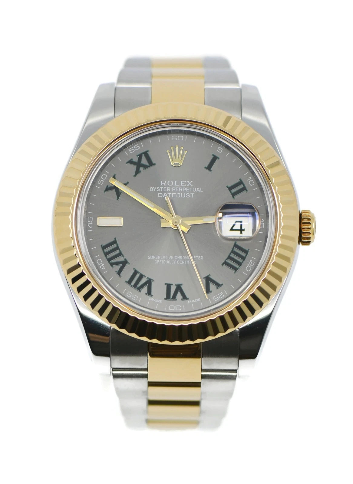 Rolex Datejust 41 Wimbledon 18K/Stainless Steel Watch 116333
