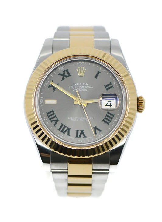 Rolex Datejust 41 Wimbledon 18K/Stainless Steel Watch 116333