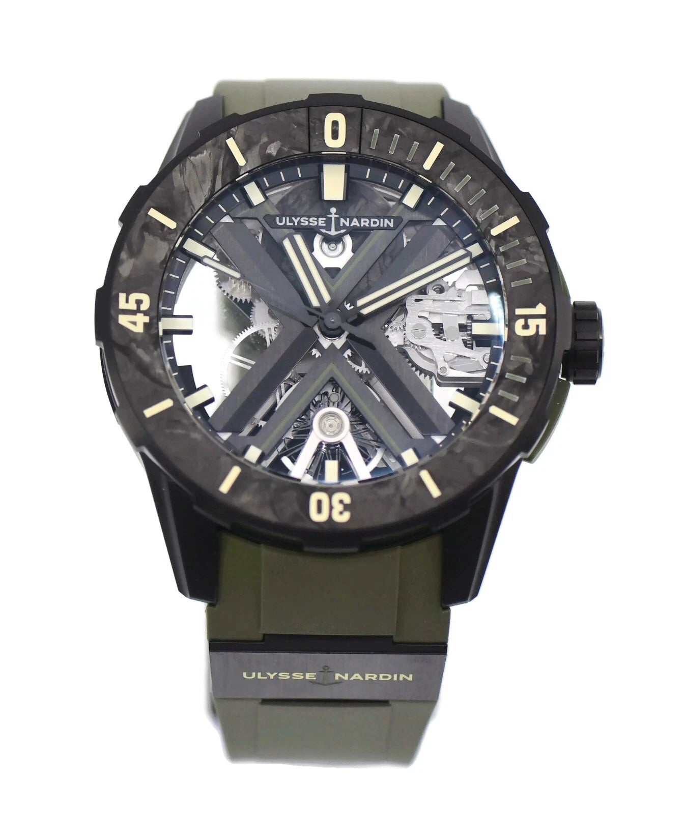 Ulysse Nardin Diver Skeleton Titanium Watch 3723-170-2C