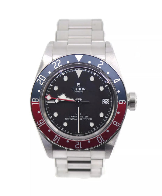 Tudor Black Bay GMT Pepsi Stainless Steel Watch 79830RB