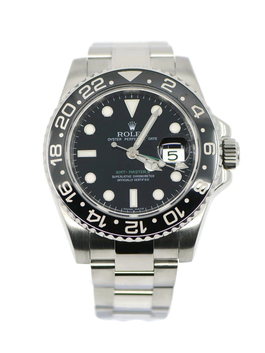 Rolex GMT-Master II Stainless Steel Watch 116710LN