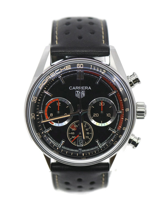 Tag Heuer Carrera Porsche Chronosprint Stainless Steel Watch CBS2015