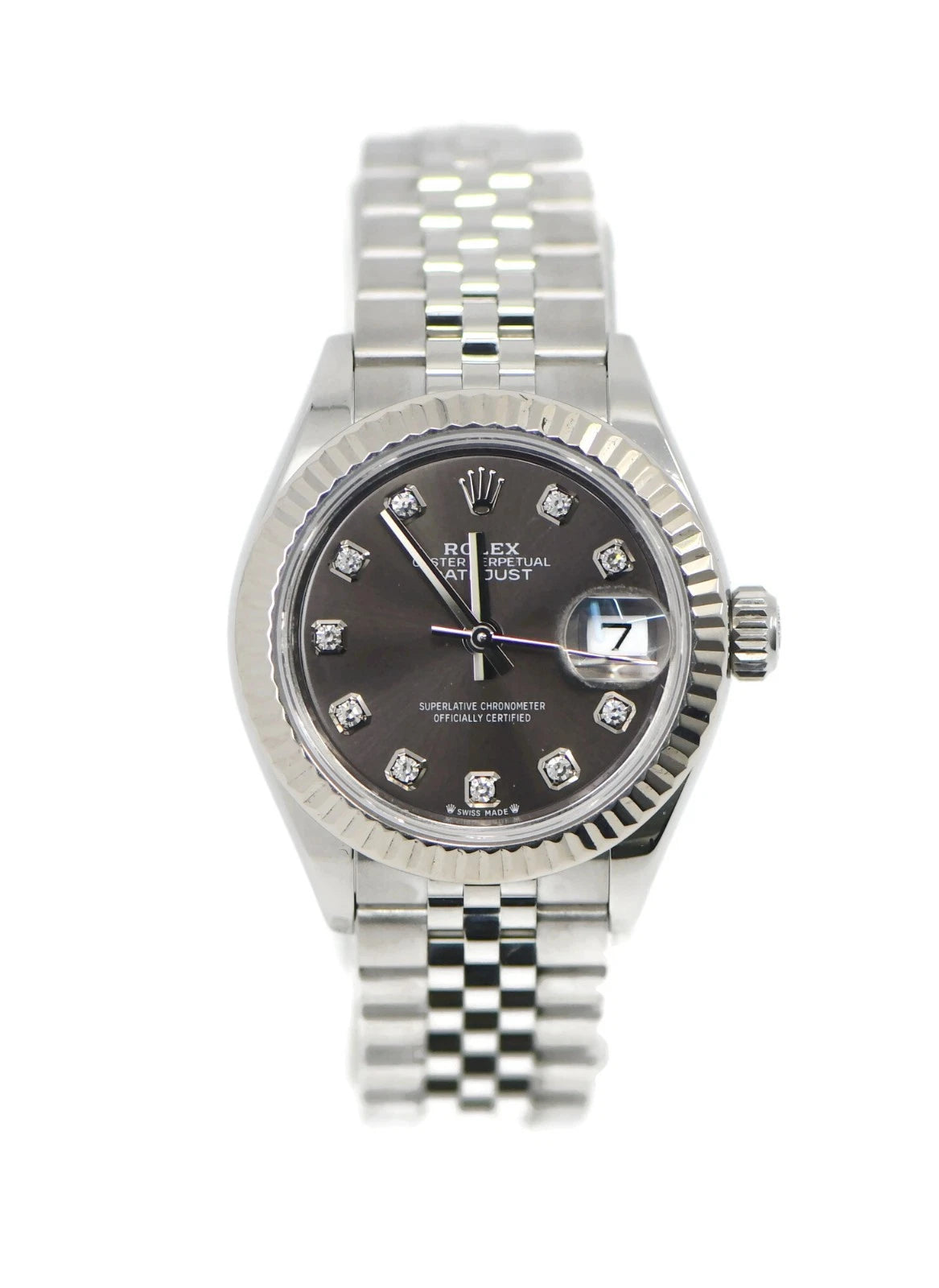 Rolex Datejust 28 Diamond Stainless Steel Watch 279174