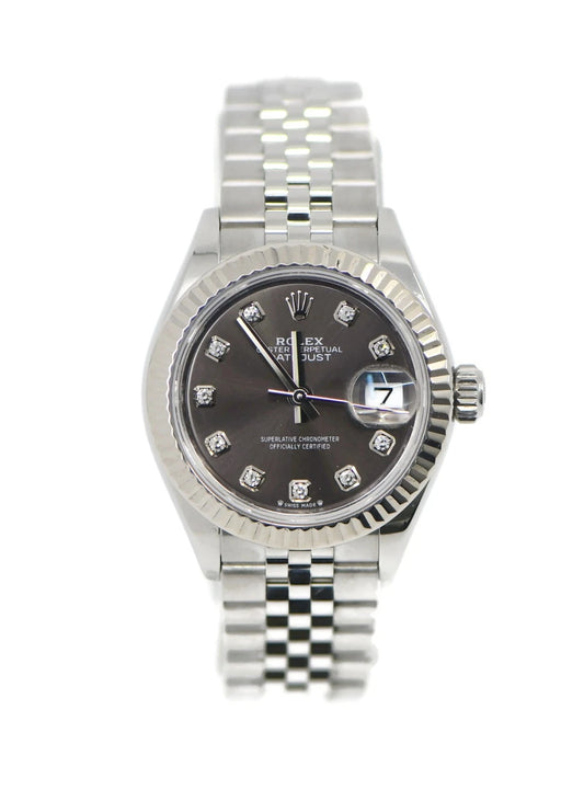 Rolex Datejust 28 Diamond Stainless Steel Watch 279174