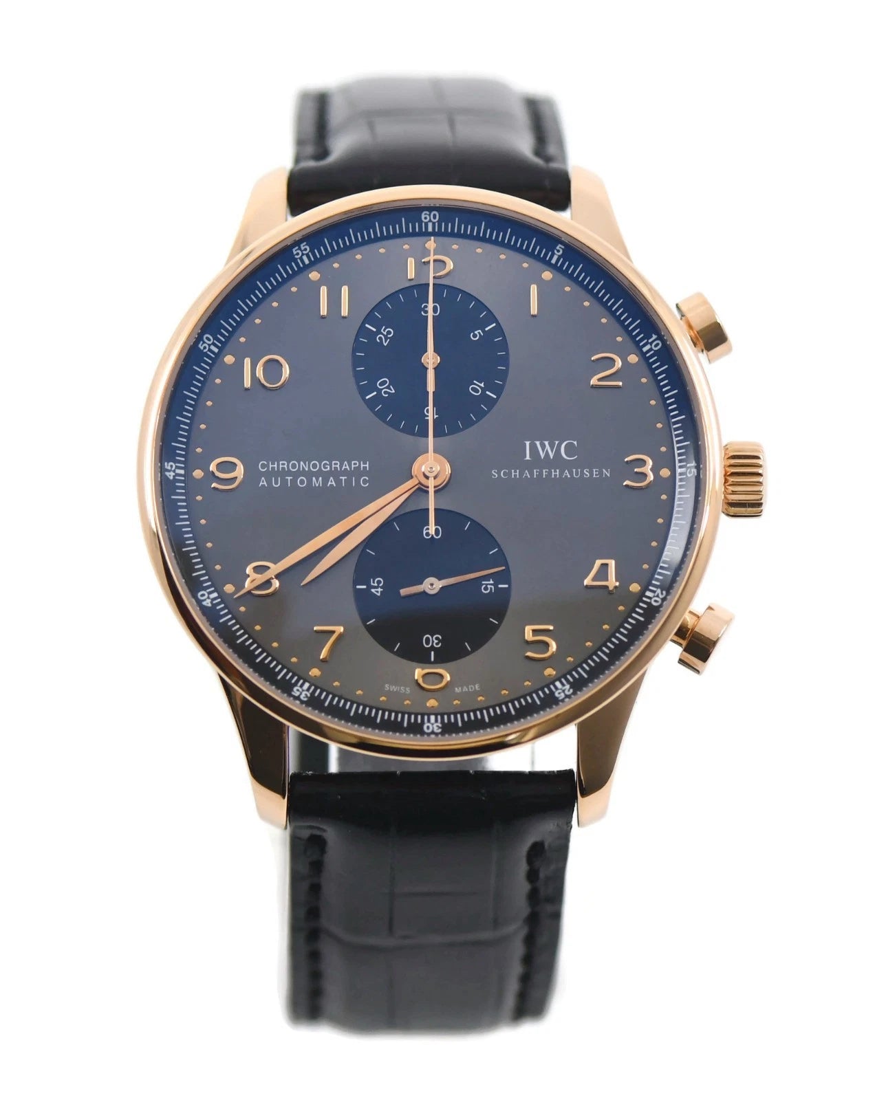 IWC Portuguese Chronograph 18K Rose Gold Watch IW371482