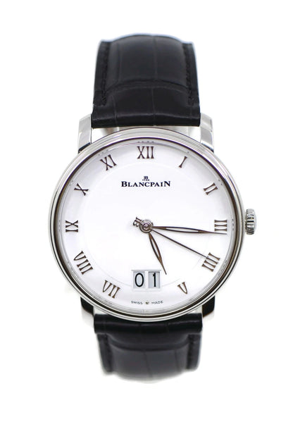 Blancpain Villeret Grande Date Stainless Steel Watch 6669-1127-55B