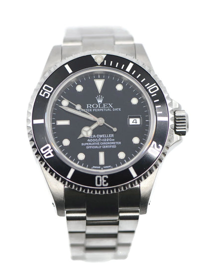 Rolex Sea Dweller Stainless Steel Watch 16600