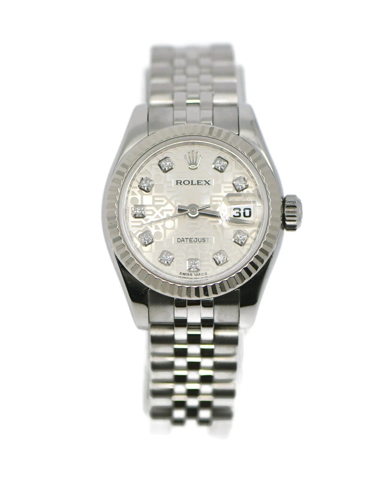 Rolex Datejust Diamond Stainless Steel Watch 179174