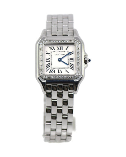 Cartier Panthere Diamond Stainless Steel Watch W4PN0008