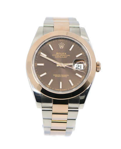 Rolex Datejust 41 Chocolate 18K/Stainless Steel Watch 126301