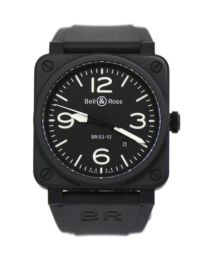 Bell & Ross Aviation Black Ceramic Watch BR0392